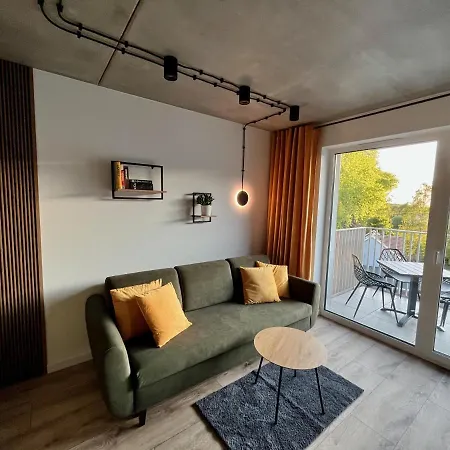 Апартаменты Port Stylowy Loft- W Cenie Klimatyzacja, Baseny, 2 Jacuzzi, Sauna, Szlafroki, Bawialnia Колобжег